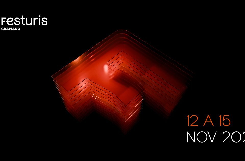 Arte oficial do Festuris 2026, Feira Internacional de Turismo de Gramado, de 12 a 15 de novembro, no Serra Park