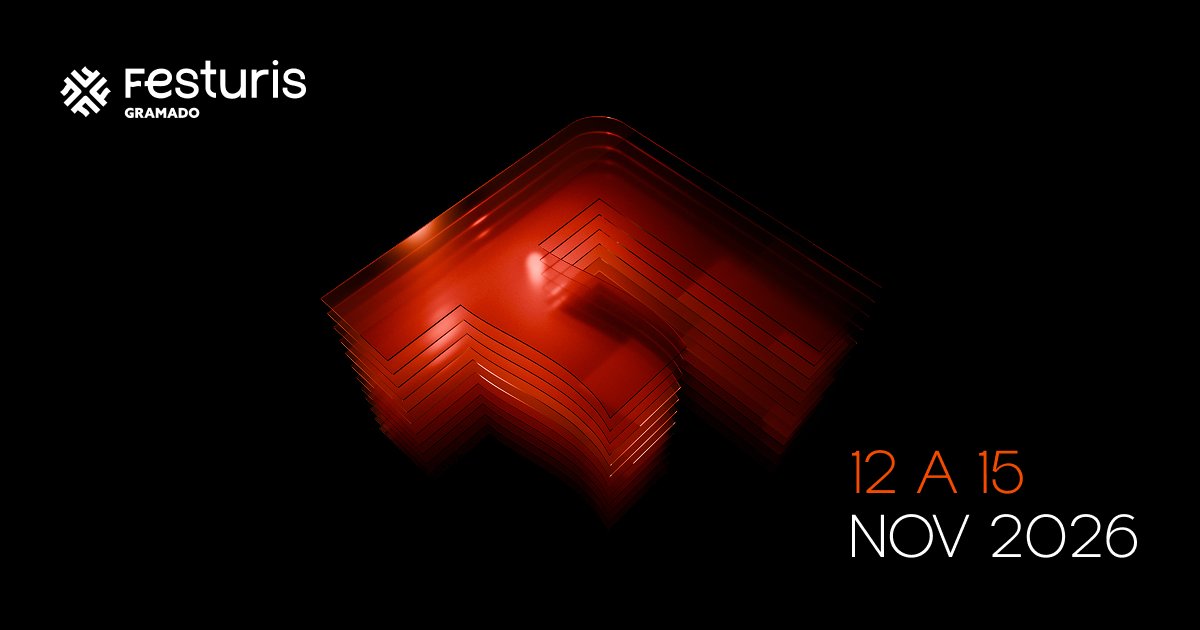 Arte oficial do Festuris 2026, Feira Internacional de Turismo de Gramado, de 12 a 15 de novembro, no Serra Park